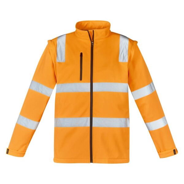 Unisex Hi Vis VIC Rail 2 In 1 Softshell Jacket Thumbnail